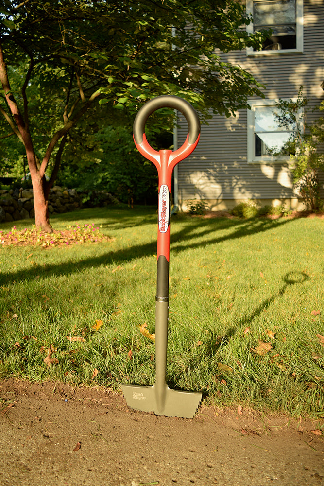 Pala Root Slayer Radius Garden - Taglia Radici, Scava E Dissoda, Lama In Acciaio Carbonio, Rosso - Foto 2