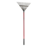 24 Tine Steel Spring Back Rake Fiberglass Handle