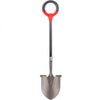 Radius Garden 25211 Pro-Lite Ergonomic Carbon Steel Shovel, Red
